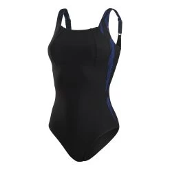 Speedo Lunalustre Print Shaping 1P Femme Noir