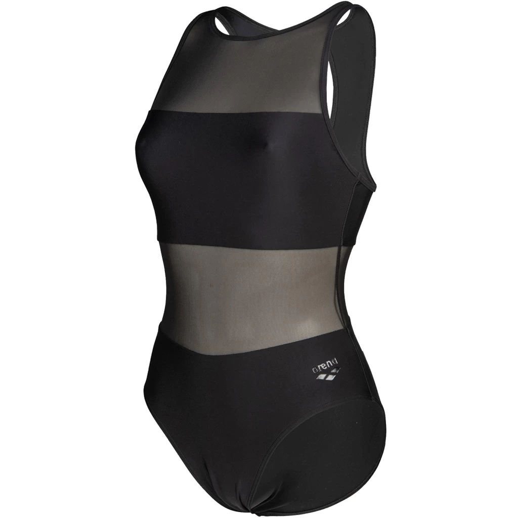 Arena Water Touch Swimsuit Vent Back Femme Noir – Image 8