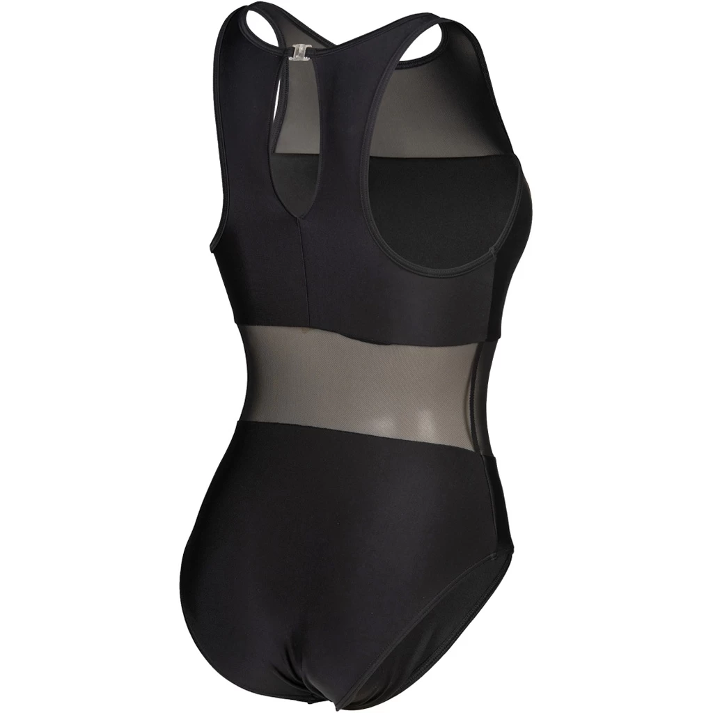 Arena Water Touch Swimsuit Vent Back Femme Noir – Image 9