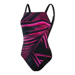 Speedo Amberglow Print Shaping 1P Femme