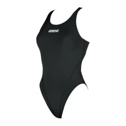 Arena Solid Swim Tech High Femme Noir