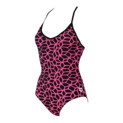 Arena Carbonics One Piece Femme Rose
