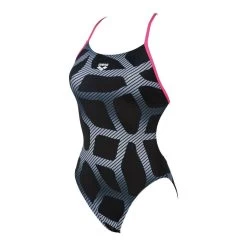 Arena Spider Booster Back One Piece Femme Noir
