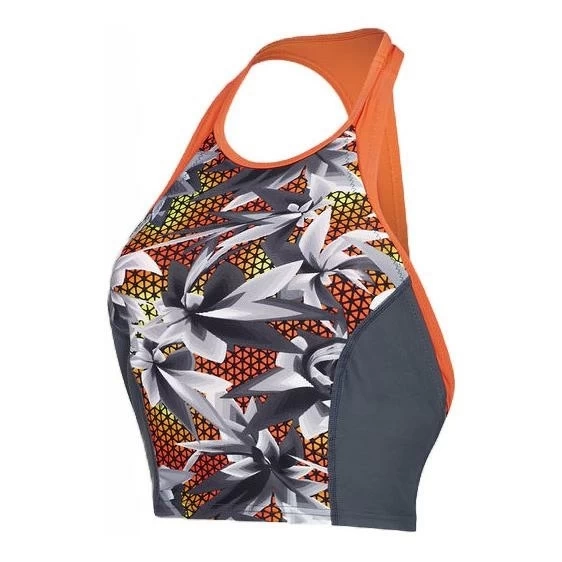 Speedo Hydra Fizz Racerback Tankini Femme Gris 3 Speedo Hydra Fizz Racerback Tankini Femme Gris