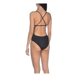 Arena Dark Floral Stripes Accelerate Back Femme Noir -Swim Fit Soldes main 247520 157804 3 5c5e