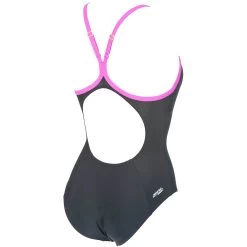 Arena Pattern One Piece Femme Noir -Swim Fit Soldes main 2A13259 1 9768