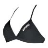 Arena Solid Tie Back Top Femme Noir -Swim Fit Soldes main 301868 192296 1 00ad
