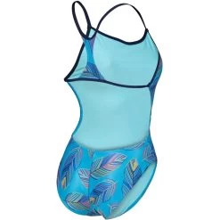 Arena Falling Leaves Swimsuit Booster Back Femme Turquoise -Swim Fit Soldes main 5593444 16671688 thickbox a9b1