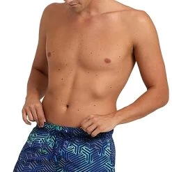 Arena Beach Short Allover Homme Bleu -Swim Fit Soldes main 6029925 18009621 thickbox 1 bd0f