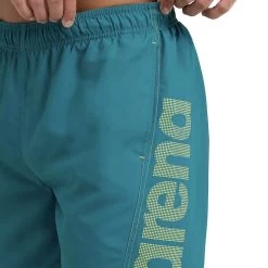 Arena Fundamentals Logo Boxer Homme Orange -Swim Fit Soldes main Arena M Fundamentals Arena Logo Boxer R green lake soft green ModelDet dde2