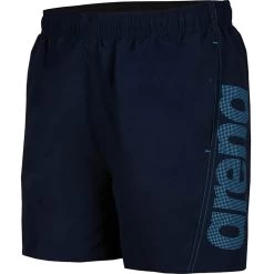 Arena Fundamentals Logo Boxer Homme Bleu -Swim Fit Soldes main arena fundamentals logo boxers men navy turquoise 1 1 1 7e55